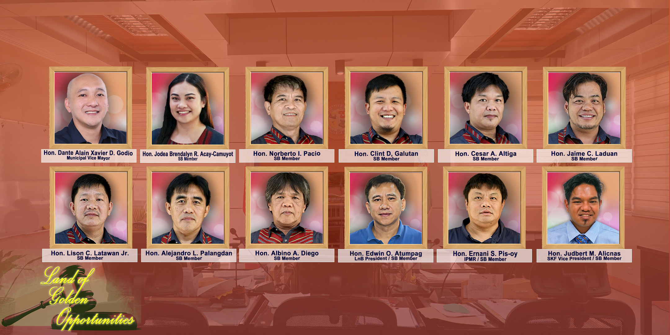 Current Officials of the 11th Sangguniang Bayan